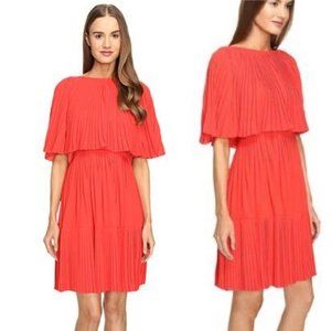 Kate Spade Pleated Cape Dress